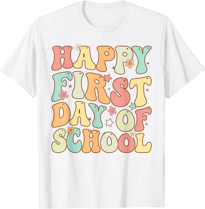 Nancistore – Happy First Day Of School Shirt Teachers Kids Back To School T-Shirt