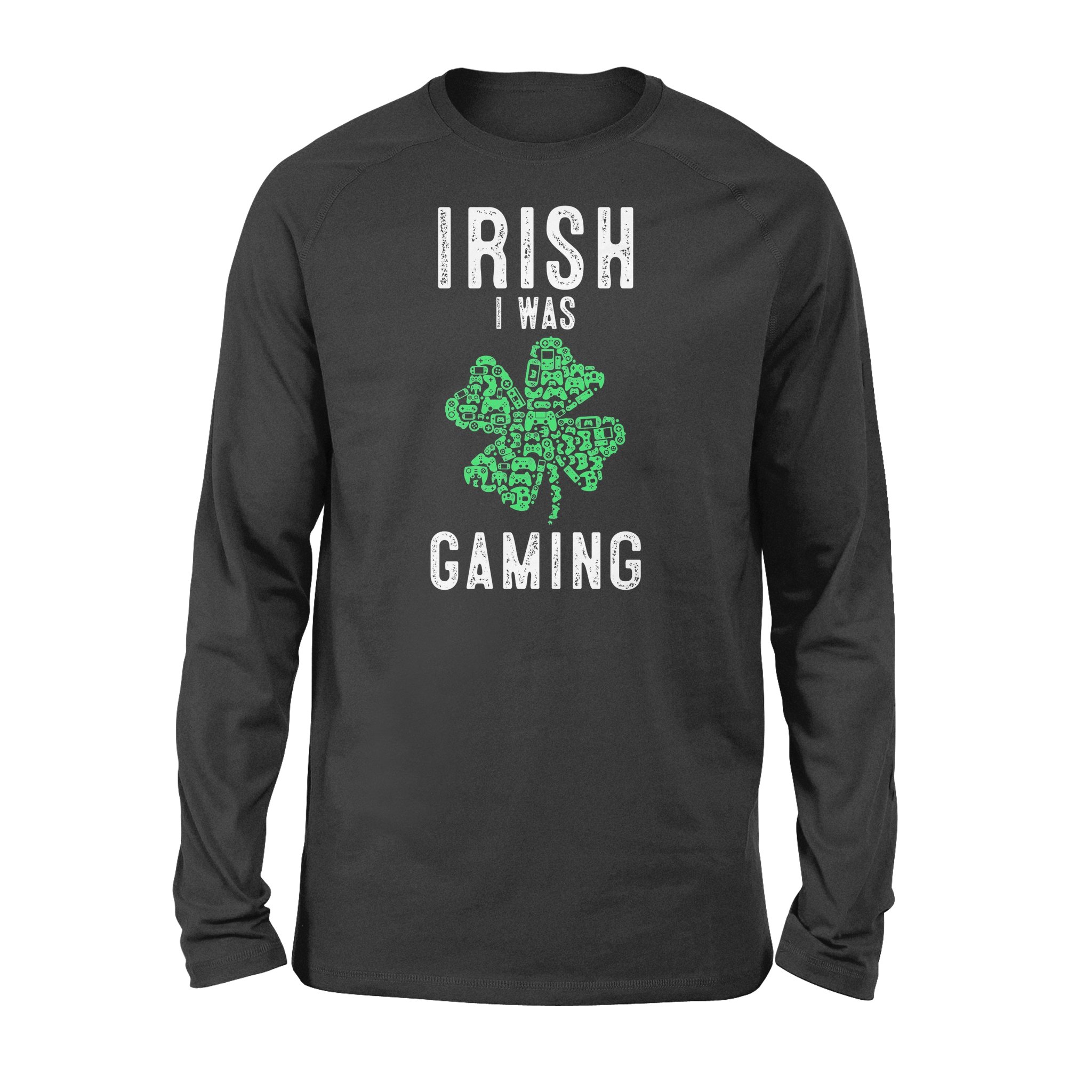 Video Gamer Saint Patricks Day Gaming Lucky Gamer For Boys Long Sleeve T-Shirt – Standard Long Sleeve