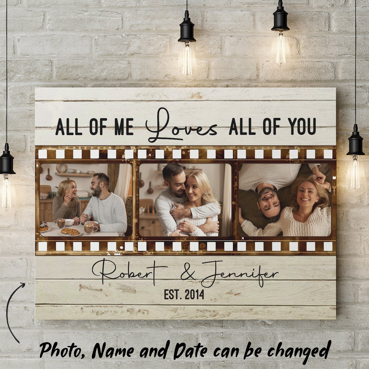 All of me – Personalized Custom Photo Canvas