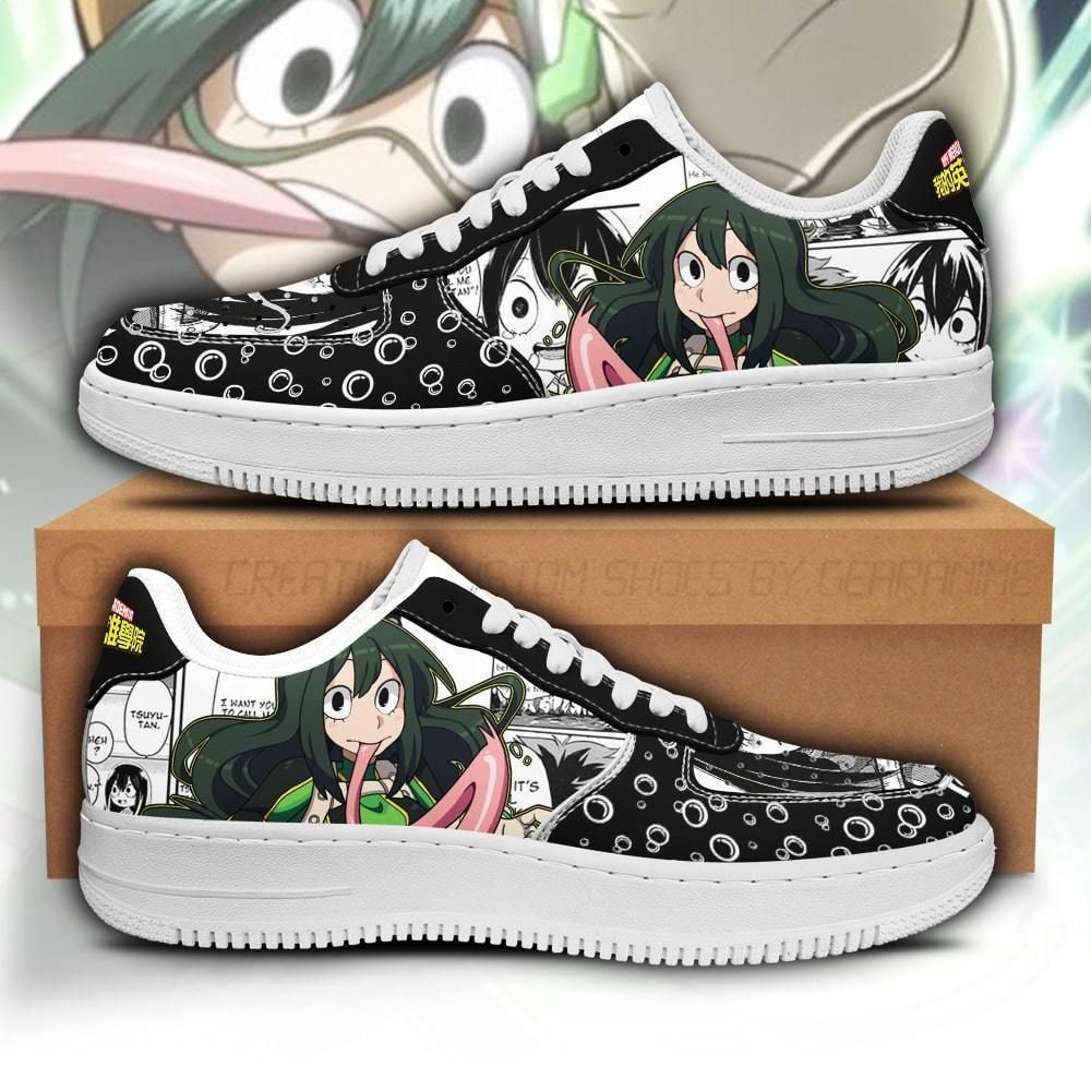 Tsuyu Asui Sneakers Custom My Hero Academia Anime Shoes Fan Gift Pt05 Unisex Men Women