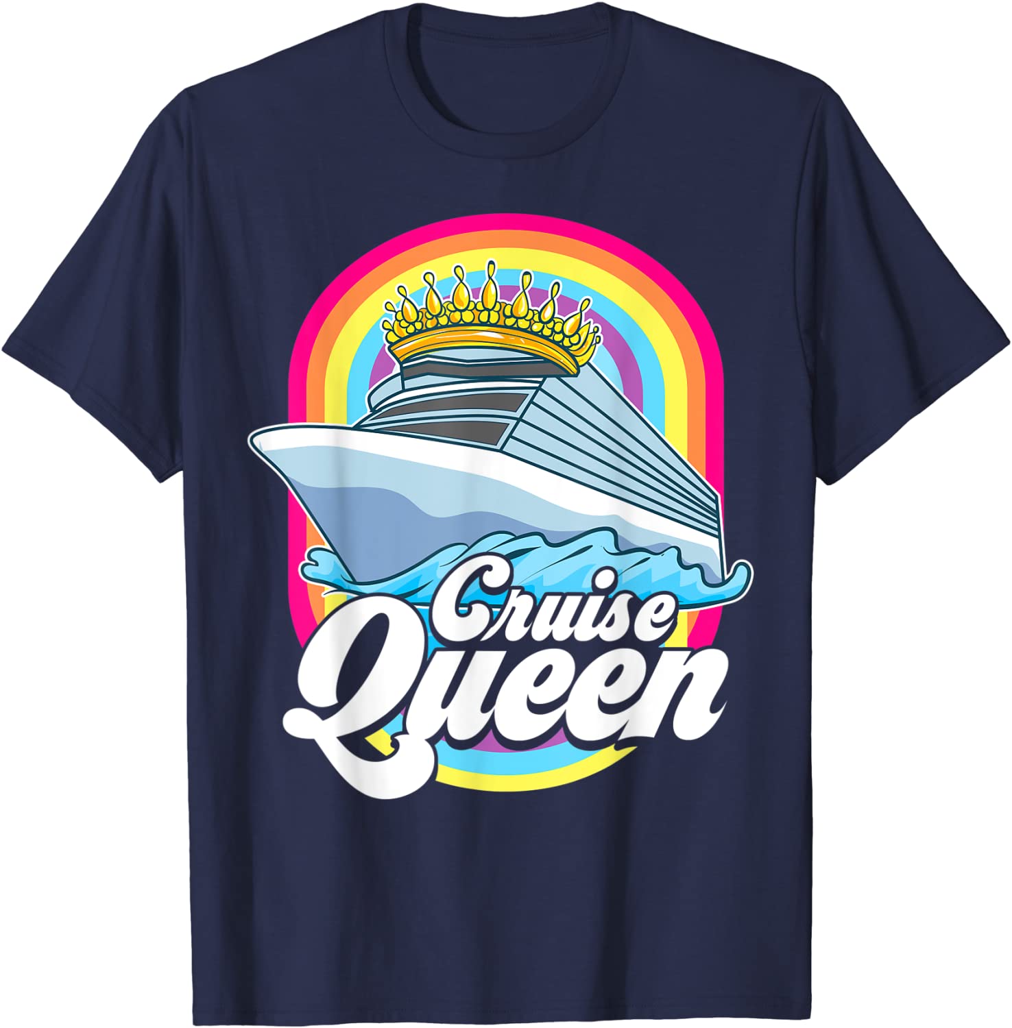 Cruise Lesbian Shirt, Cruise T Shirt For Gay Lgbt, Queen Gay Lesbian Lgbt Rainbow Gaycation T-Shirt