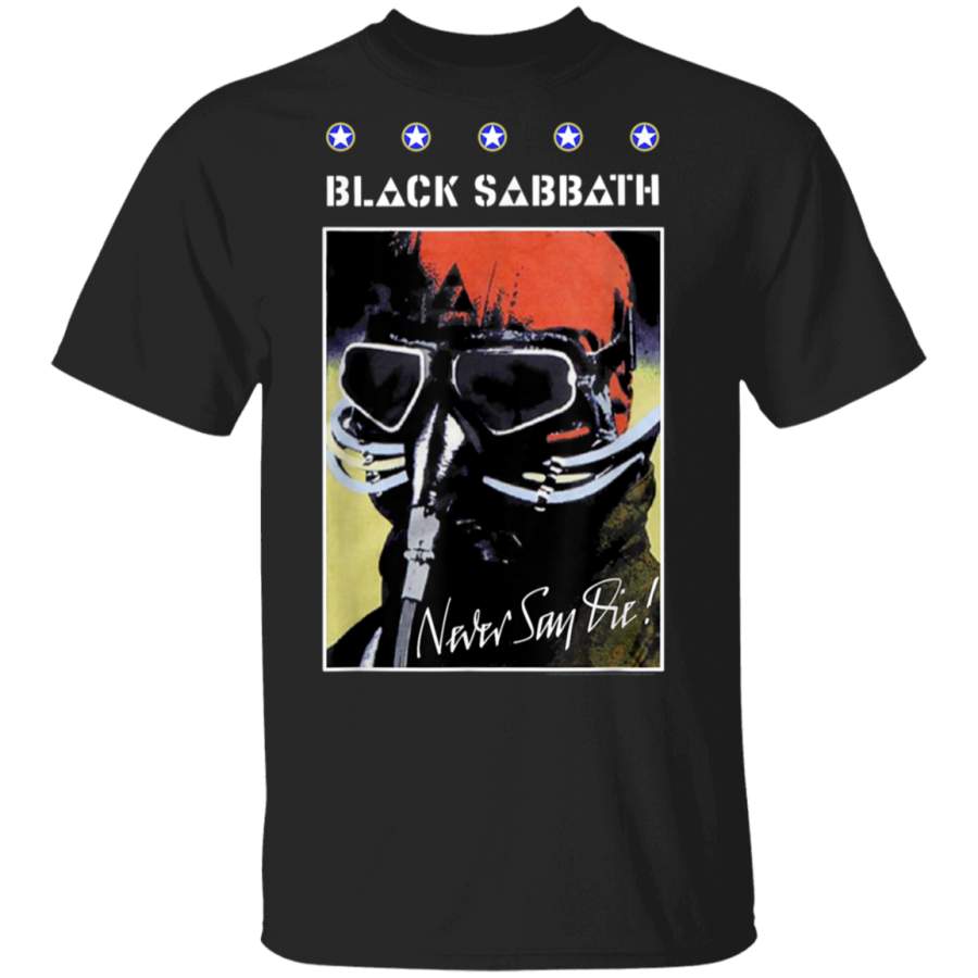 Black Sabbath Official Never Say Die Poster  TShirt