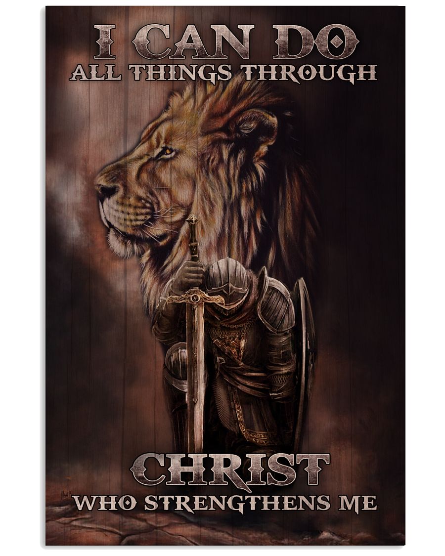 God Strengthens Me For Awareness And Beliefs Easter Canvas And Poster | Wall Decor Visual Art