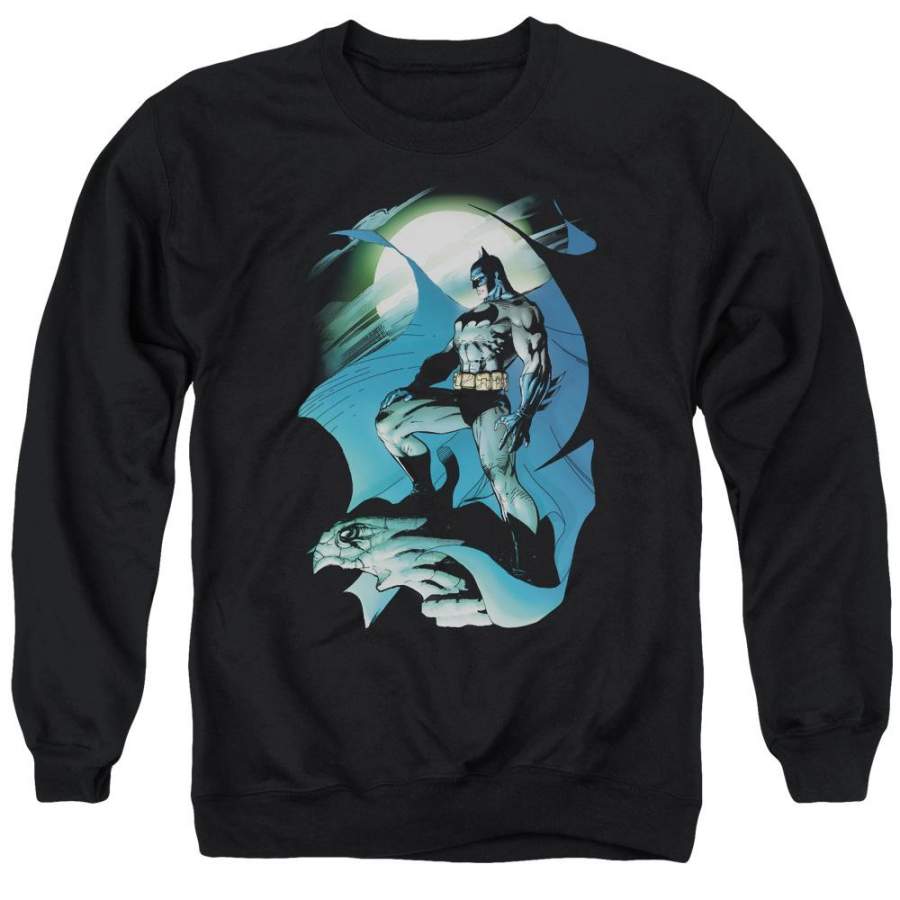 Batman – Glow Of The Moon Adult Crewneck Sweatshirt