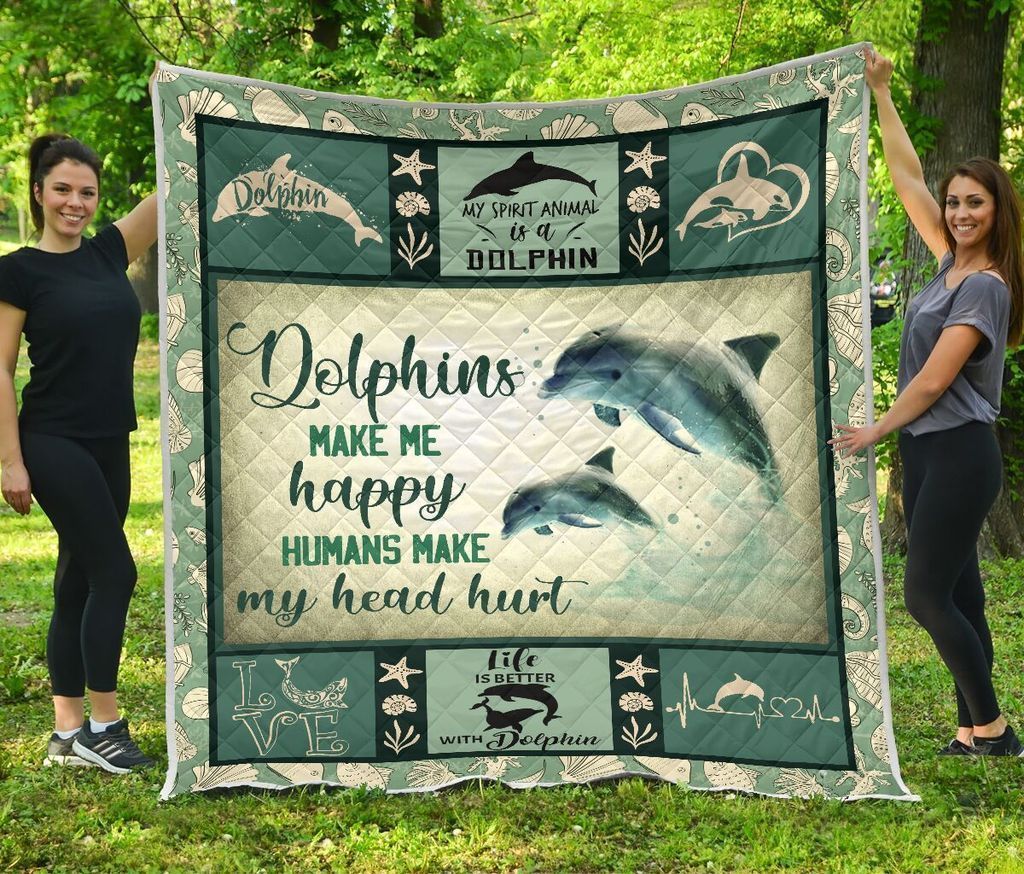 Dolphins Quilt Cihth