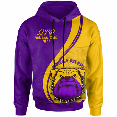 Omega Psi Phi Hoodie – Custom Fraternity Ornamental Floral Greek Alphabets Hoodie