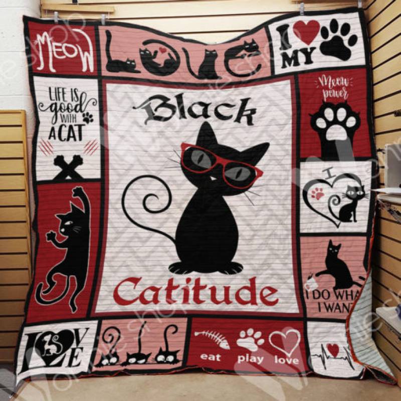 Black Cat Blanket SEP2702 77O47