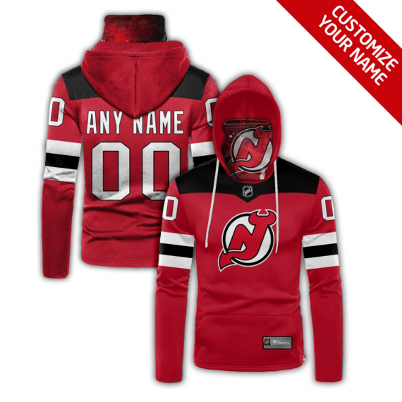 Gift Ideas Personalized New Jersey Devils Bandana Hoodie Mh42