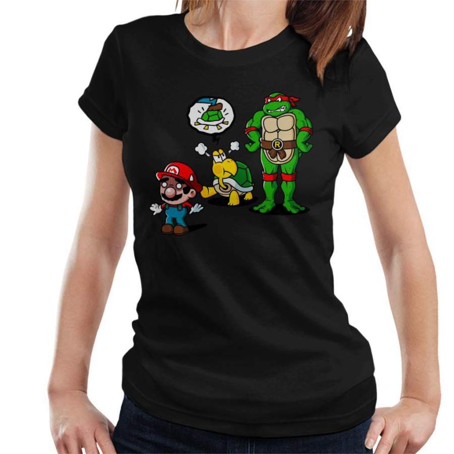 Turtle Big Bro Super Mario TMNT Women’s T-Shirt