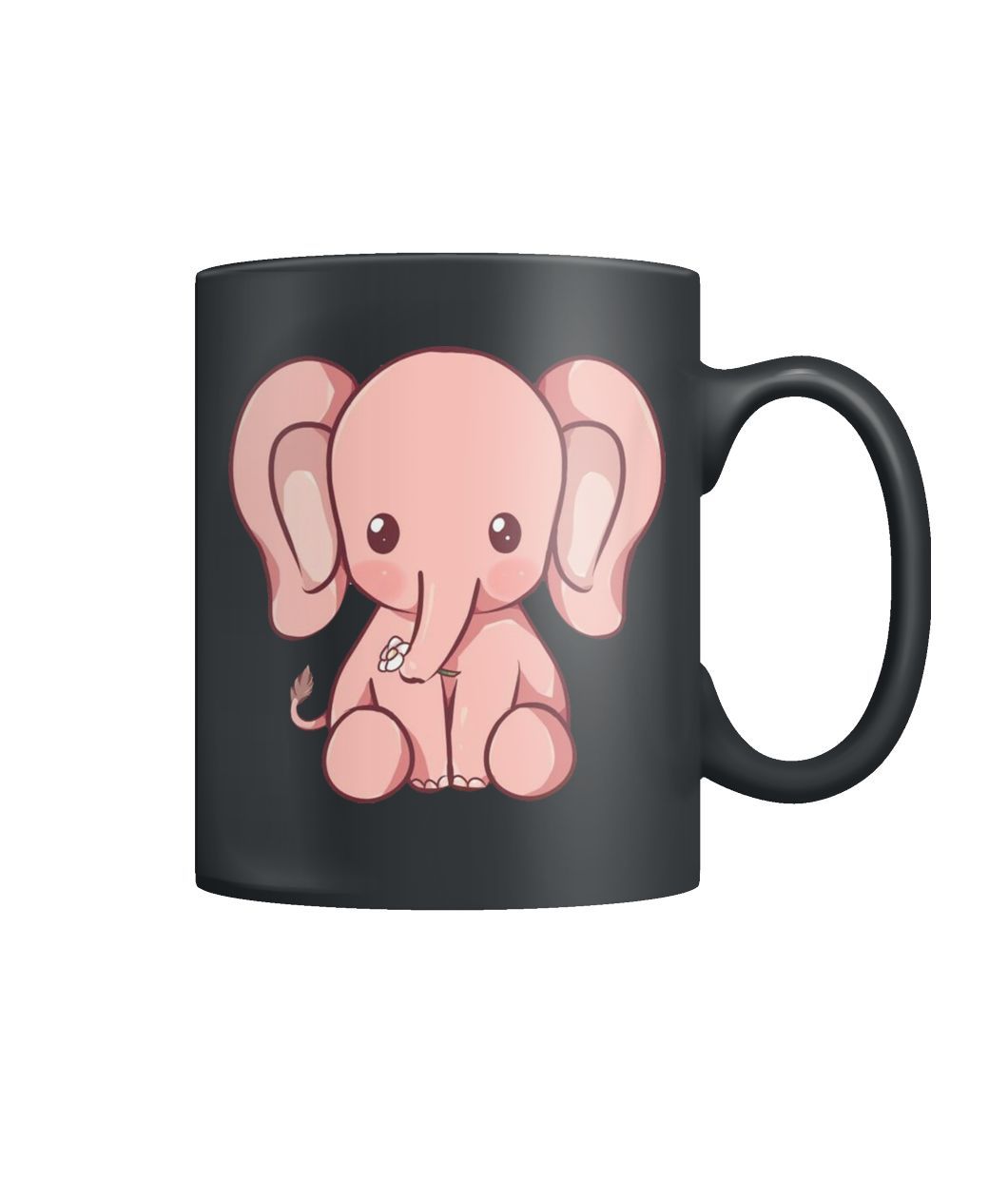 Pink Elephant Mug Valentine Gifts Color Coffee Mug