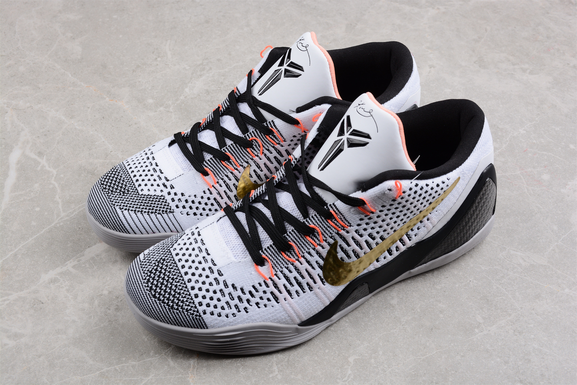 Nike Kobe 9 Low Gold Fundamentals Sneakers, Men Shoes SNK271718692