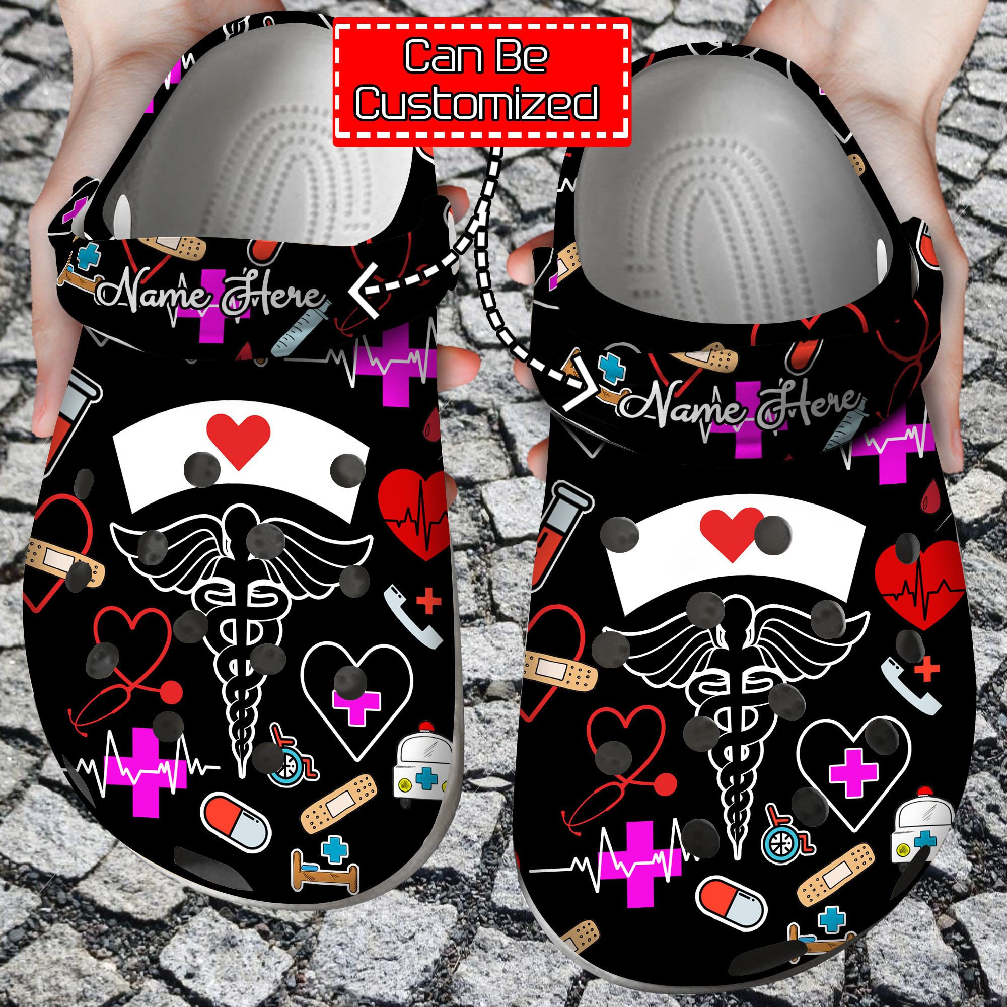 Nurse Crocss Nurse Enjoy Life Crocss Clog Shoes