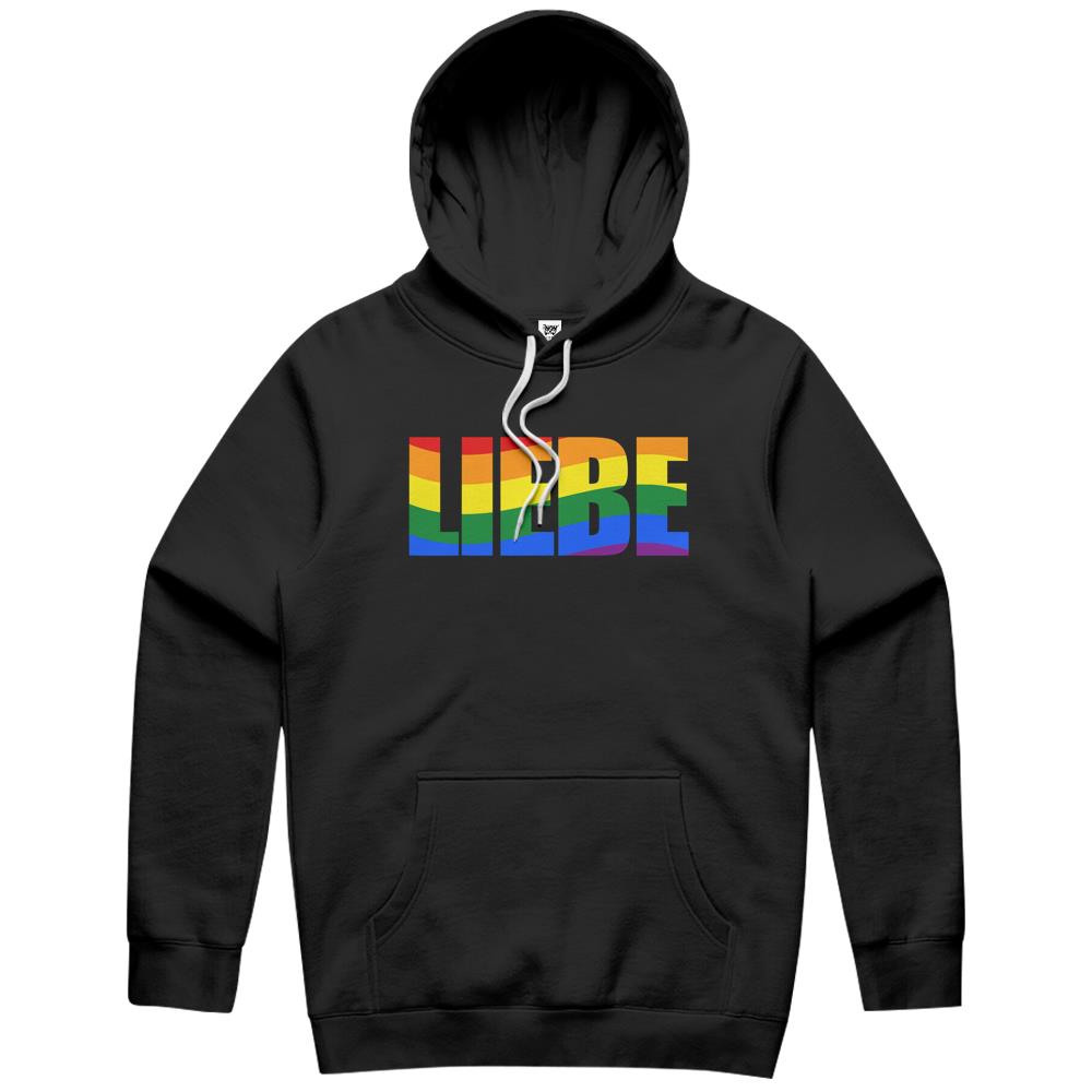 Liebe Love In German Lgbt Rainbow Pride Meme Hoodie