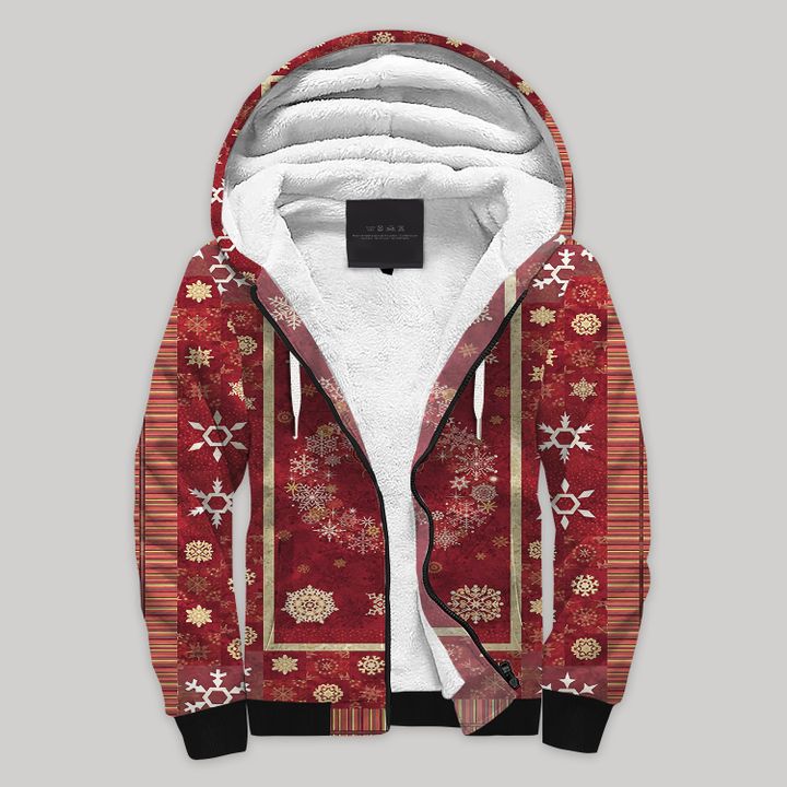 Christmas Blanket Fleece Zip Hoodie All Over Print | Fz648