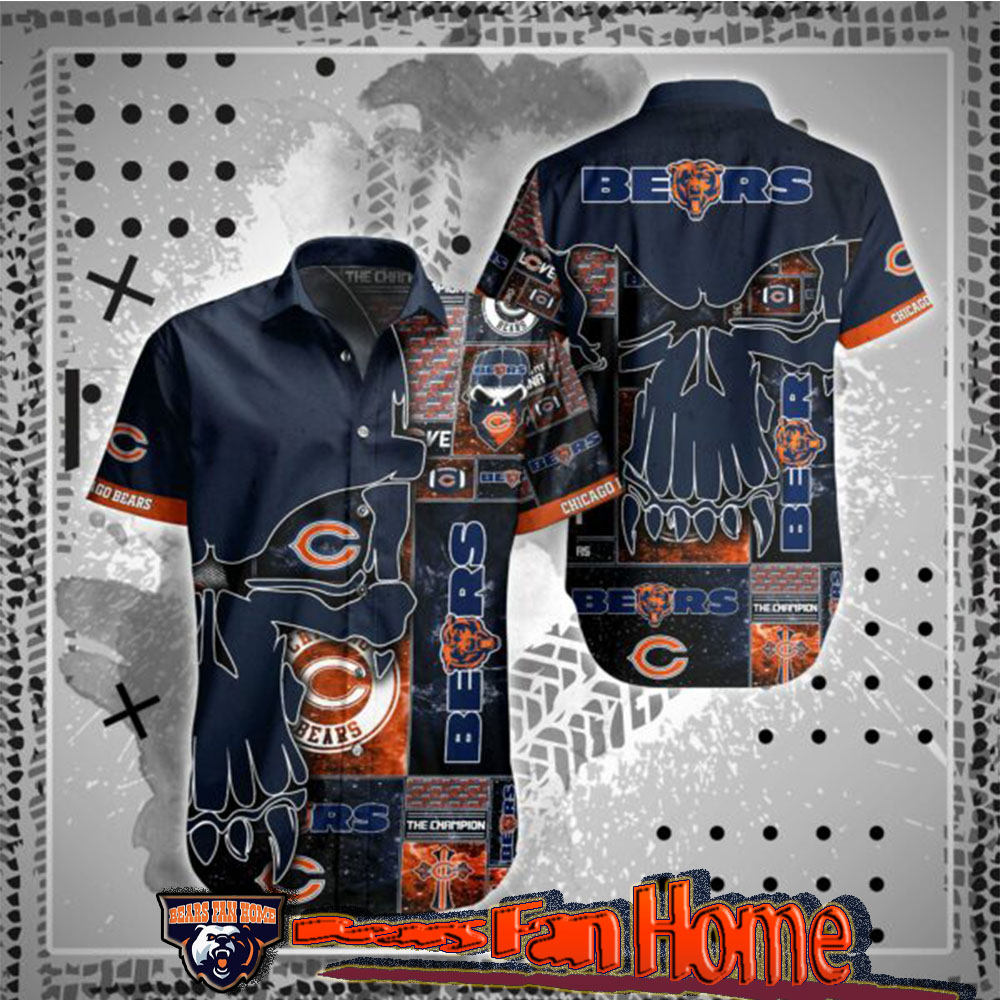 Chicago Bears Hawaiian Shirt 3D New Gift For Fan