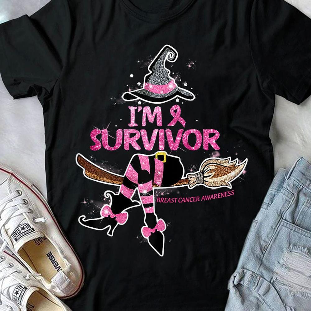 I’M A Survivor Halloween Breast Cancer Shirts