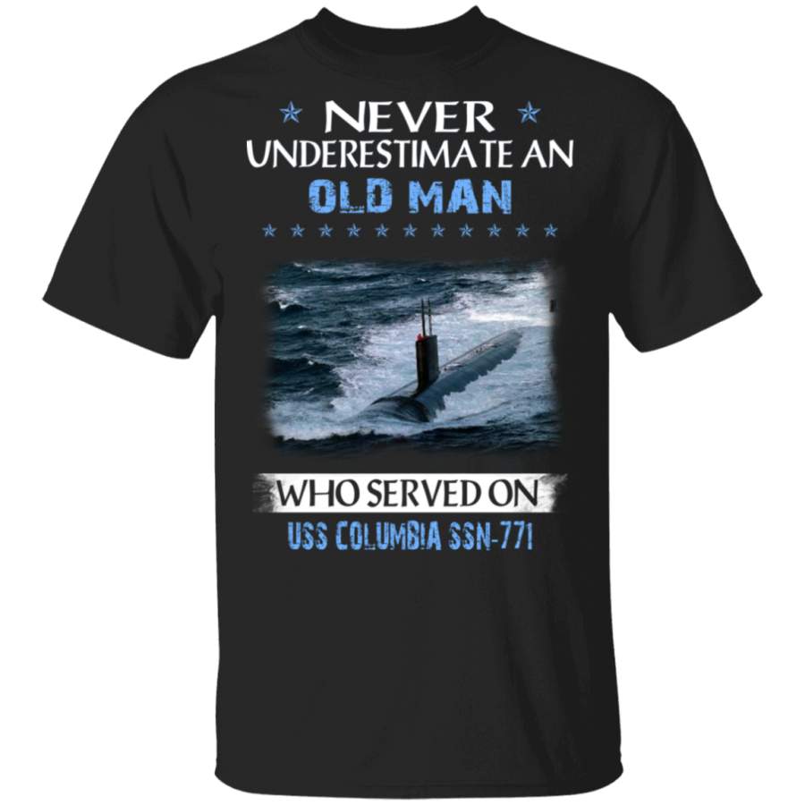 USS Columbia SSN-771 Veterans Day Christmas Gift T-Shirt