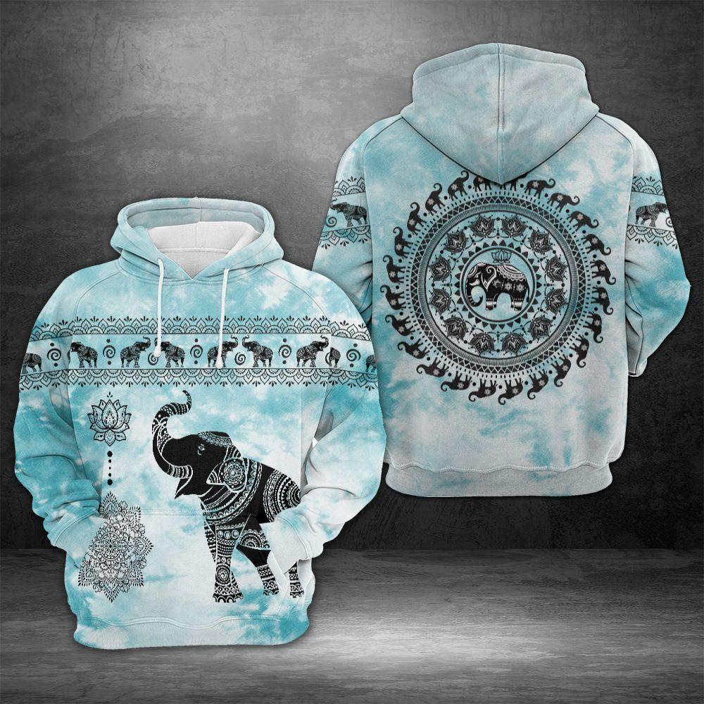 Mandala Elephant H1911 – All Over Print Unisex Hoodie