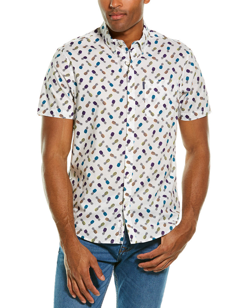 Original Penguin Pineapple Print Woven Shirt