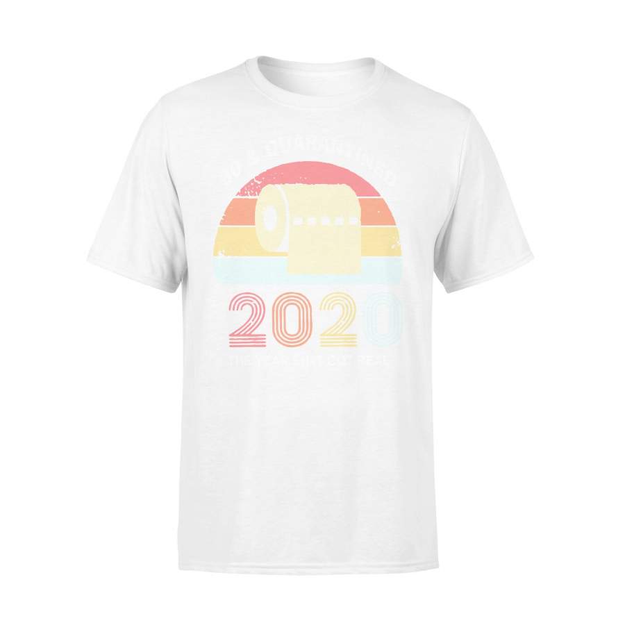 Quarantine Birthday 2020 Toilet Paper Vintages T-shirt