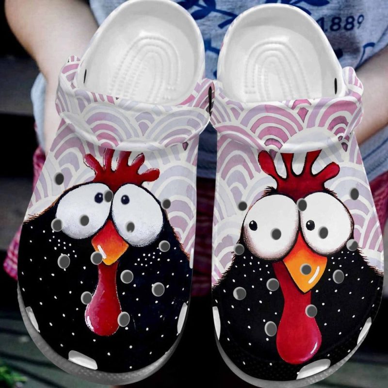 Cute Chicken 9 Gift For Lover Rubber clog Shoes Comfy Footwear