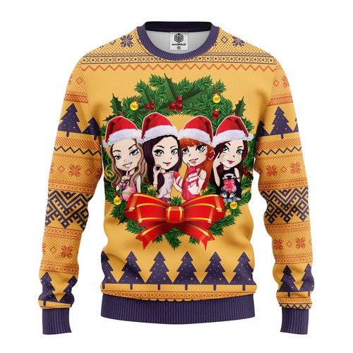 Blackpink New Chibi Christmas Ugly Sweater