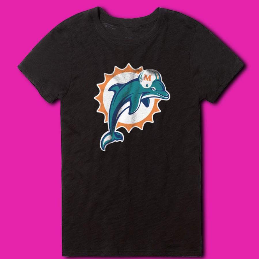 Miami Dolphins American Football Logo Women’S T Shirt