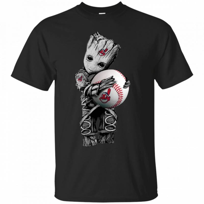 Cleveland Indians Guardians Of The Galaxy Groot Baseball T shirts