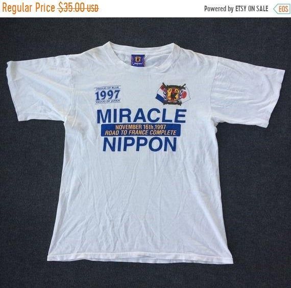 Vintage Miracle Nippon Japan Football Soccer Jfa 90S J League Shirt