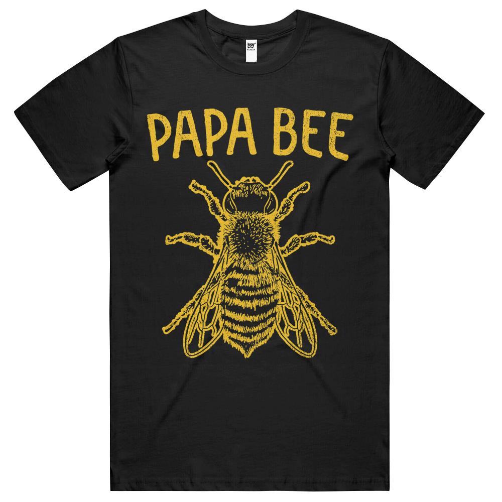 Mens Bee Papa Dad Father Keeper Keeping Apiarist Hive Gift Father’S Day Gift T Shirts