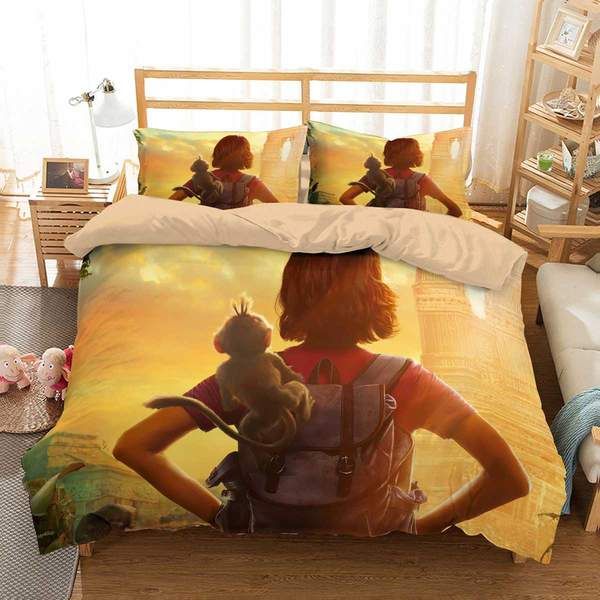 3d Customize Dora And The Lost City Of Gold Bedding Set Duvet Cover