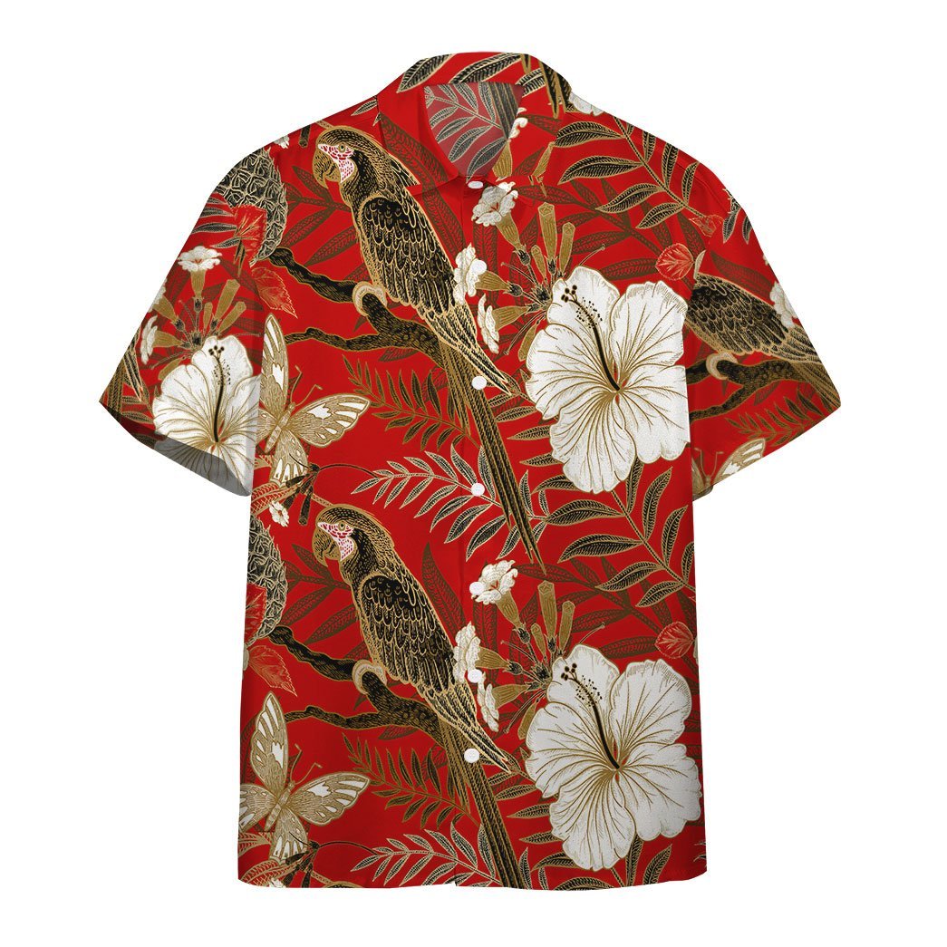 Tropical Parrot Hawaii Shirt For Men Women Ha13324