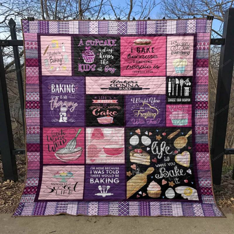 Life Is What You Bake Blanket TH0207 Quilt