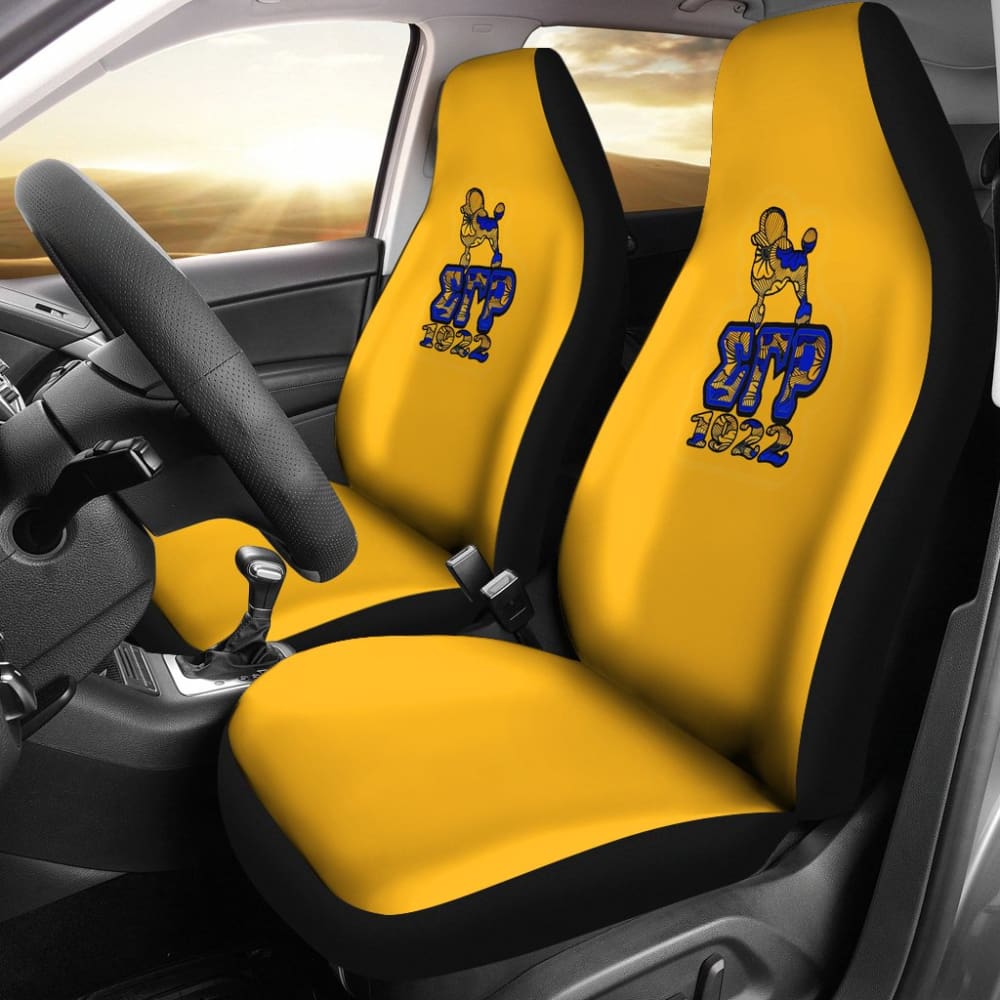 Yellow Sigma Gamma Rho Car Seat Covers 211405