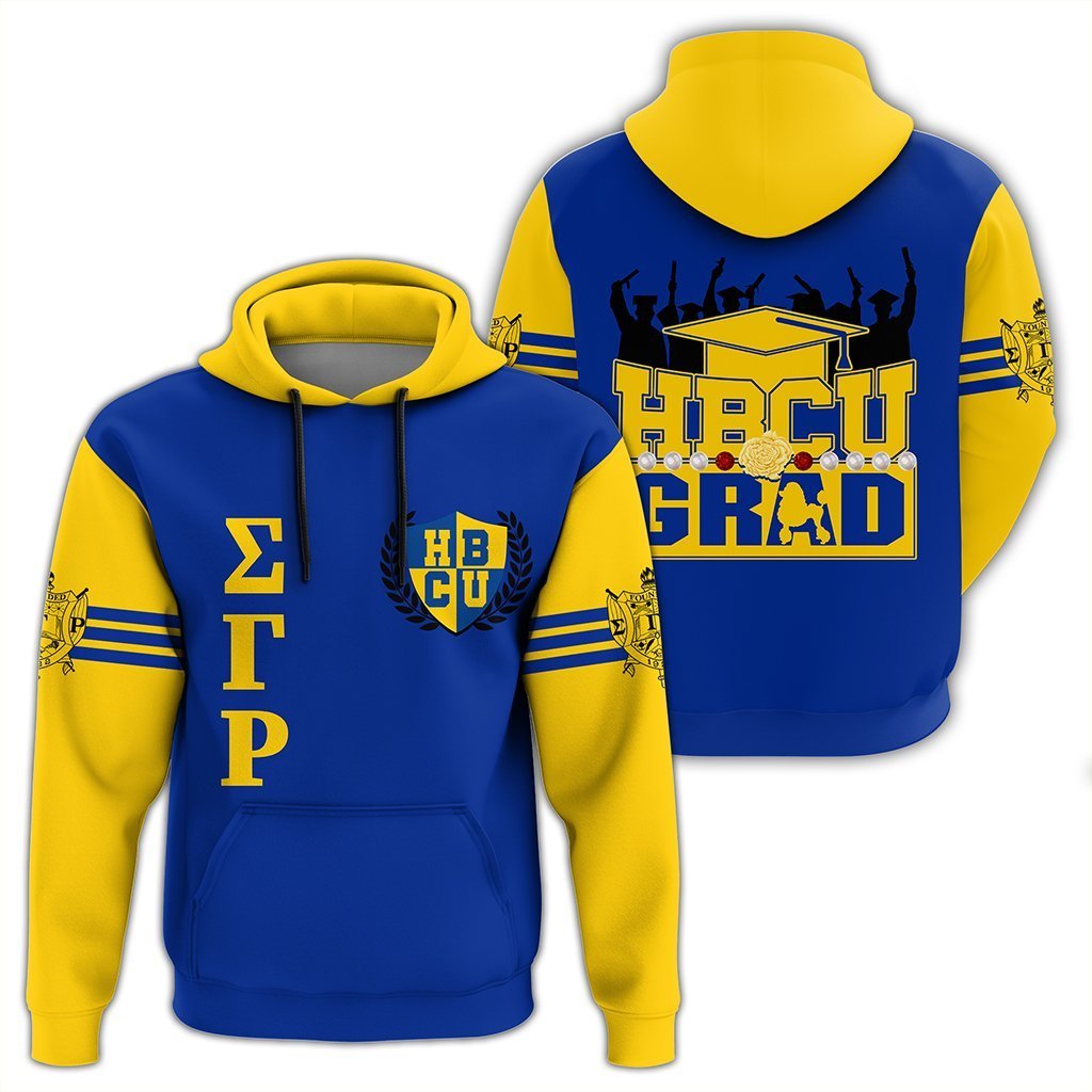 Greek Life Hoodie – Sigma Gamma Rho Hbcu Graduation Pullover