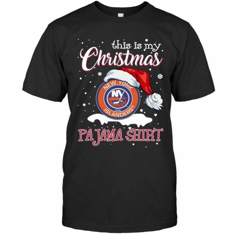 This Is My Christmas New York Islanders Pajama Shirt T Shirt