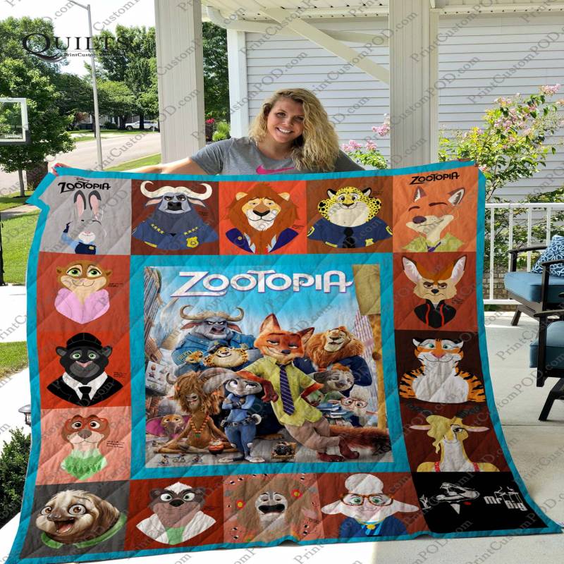 Zootopia Quilt Blanket for Fans