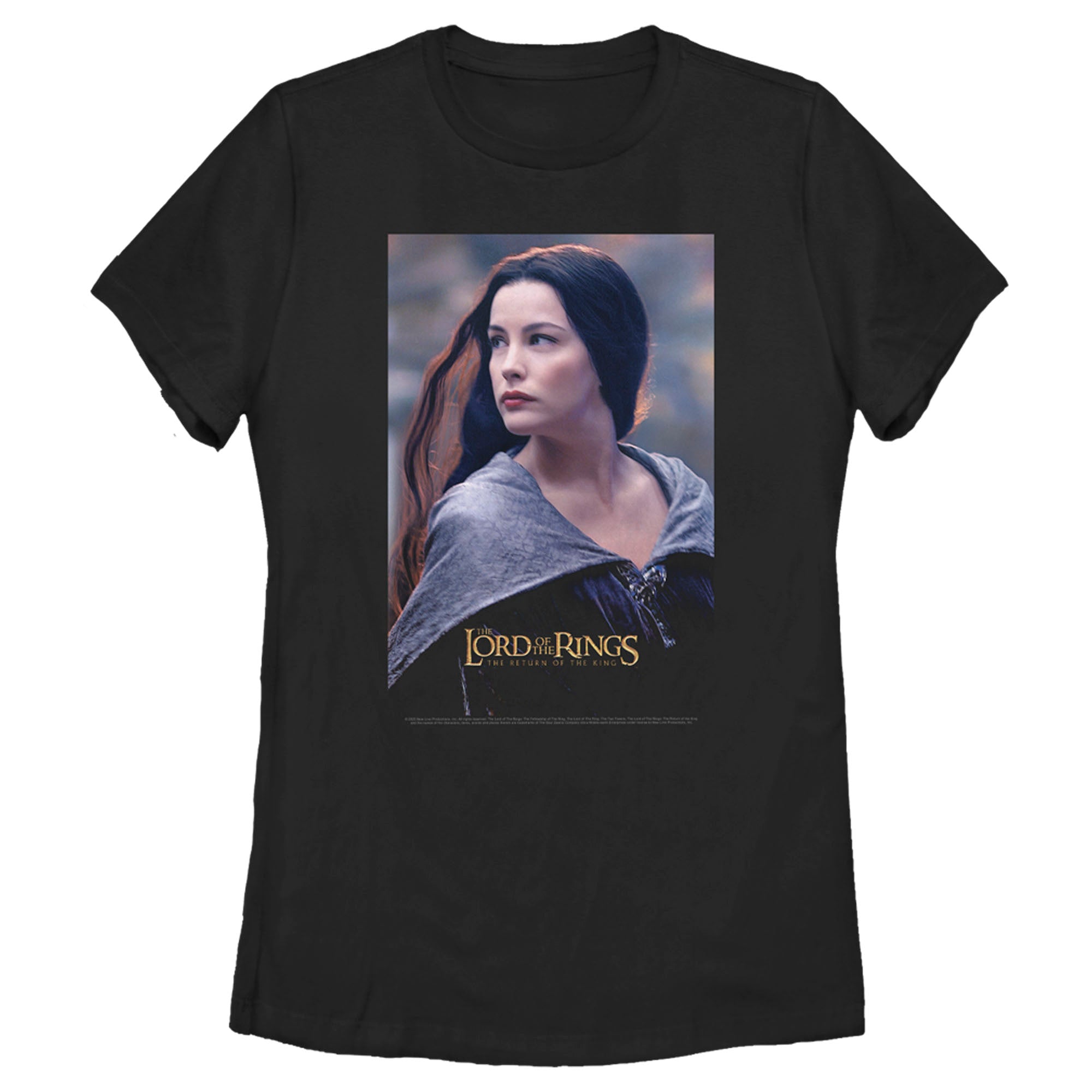 The Lord Of The Rings Women’S Fellowship Of The Ring Arwen Movie Poster  T-Shirt