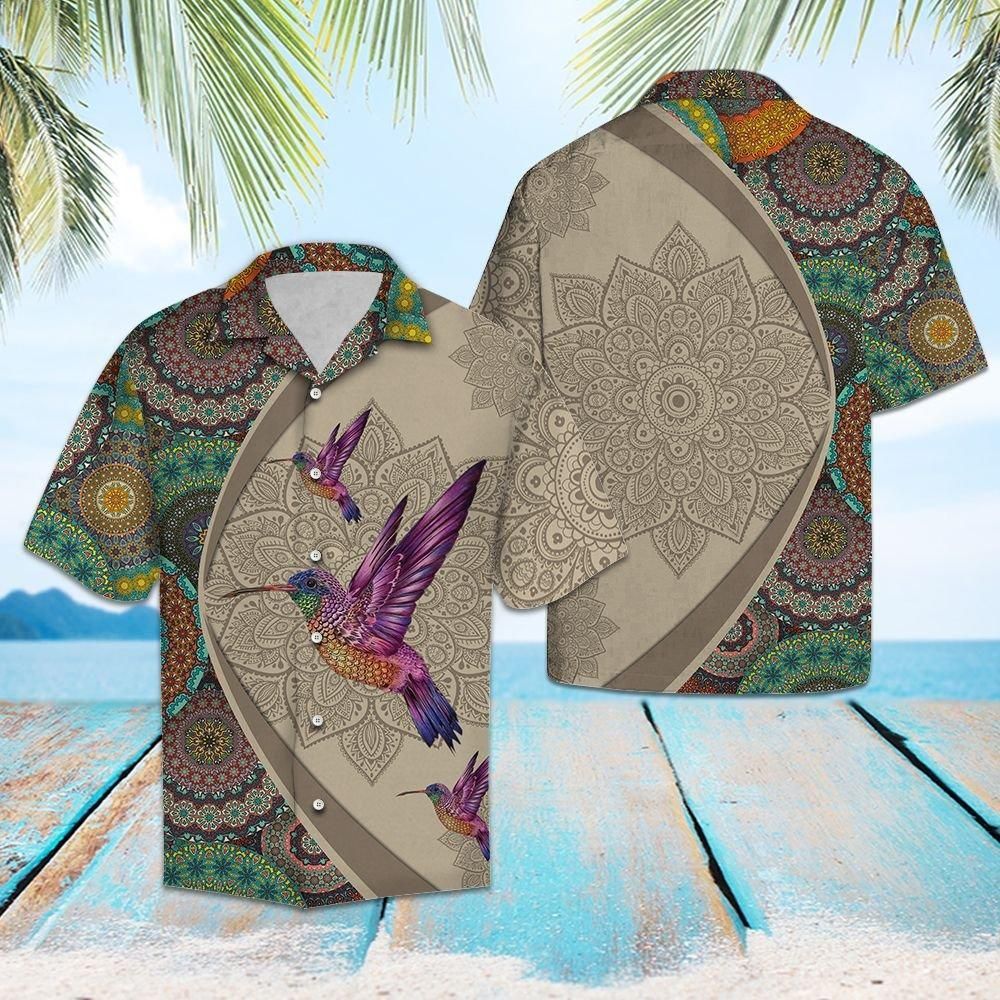 Aloha Shirt Awesome Hummingbird G5720  Hawaiian Shirt