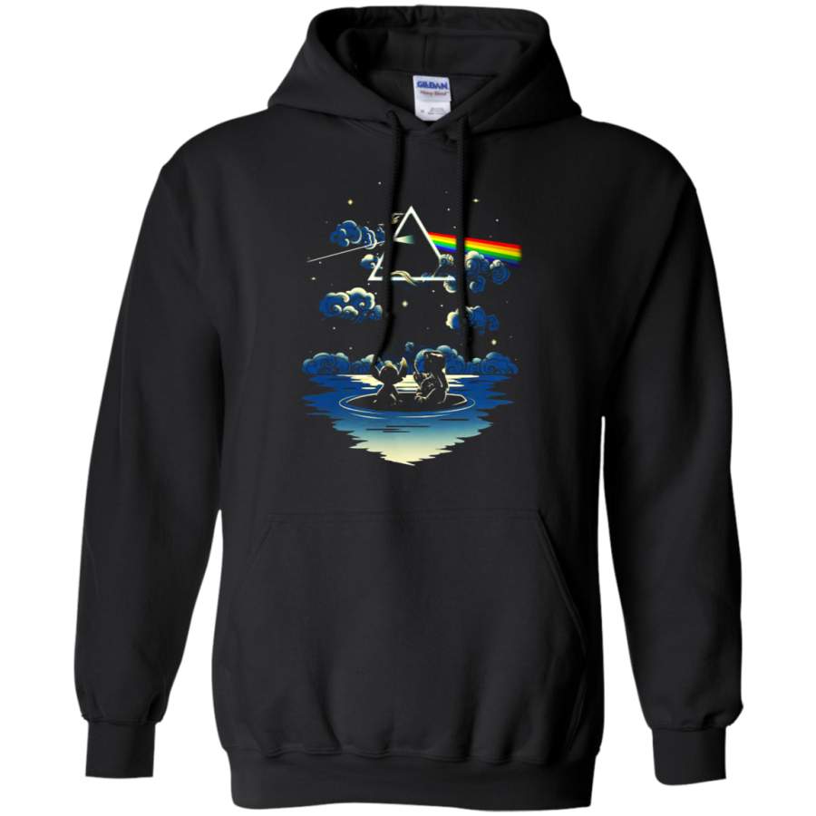 AGR Lilo And Stitch Starry Sky Pink Floyd Hoodie