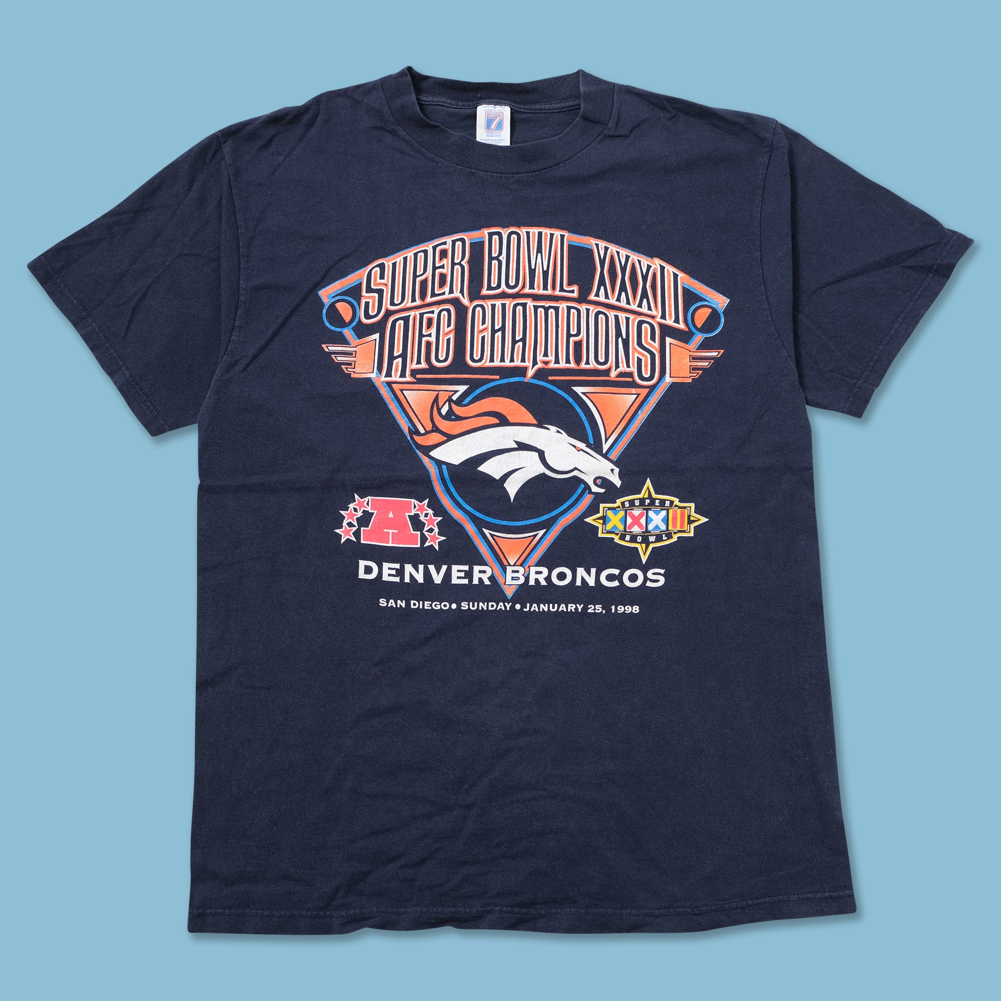 Vintage 1998 Denver Broncos T-Shirt Medium