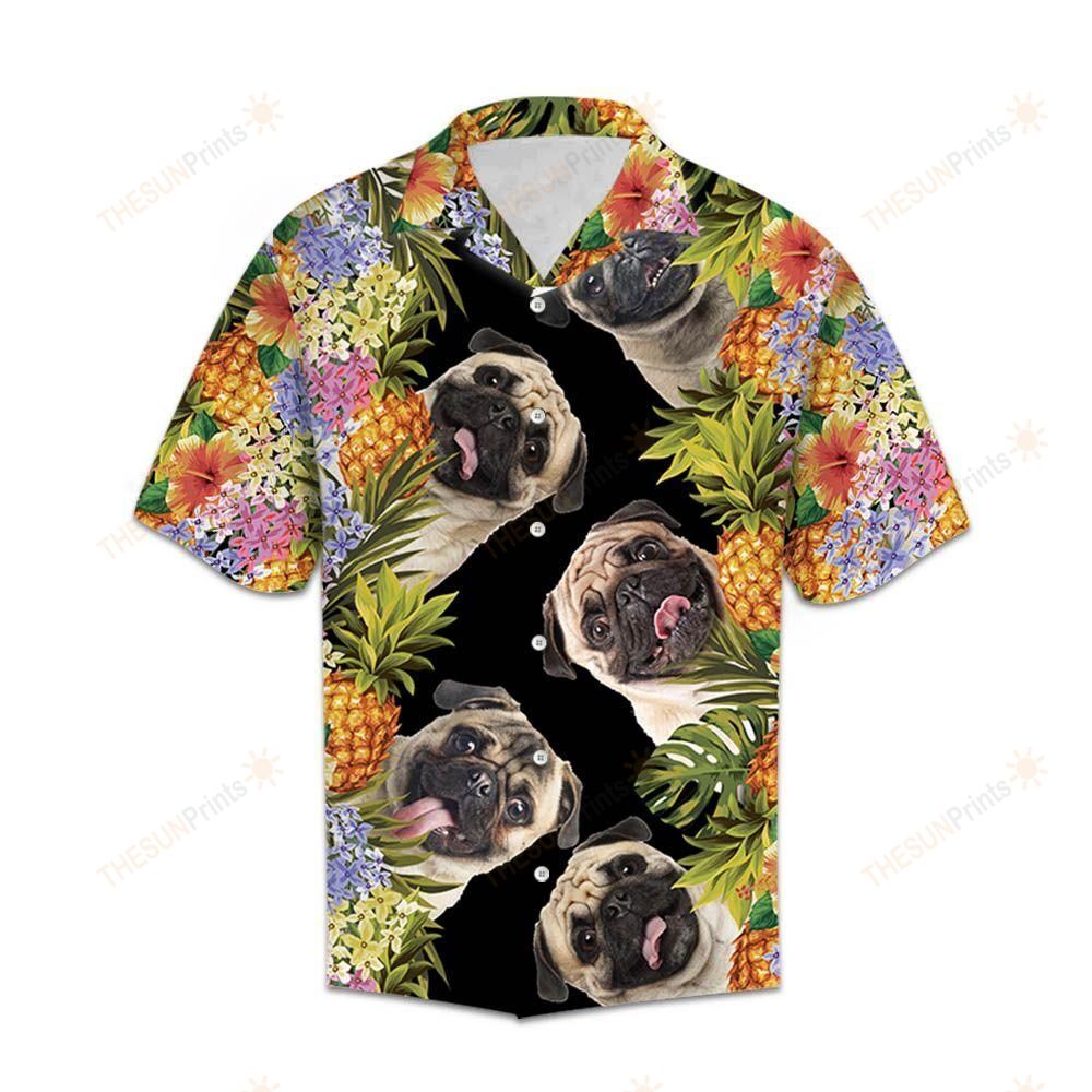 Aloha Pug Hawaiian Shirt Ha87432