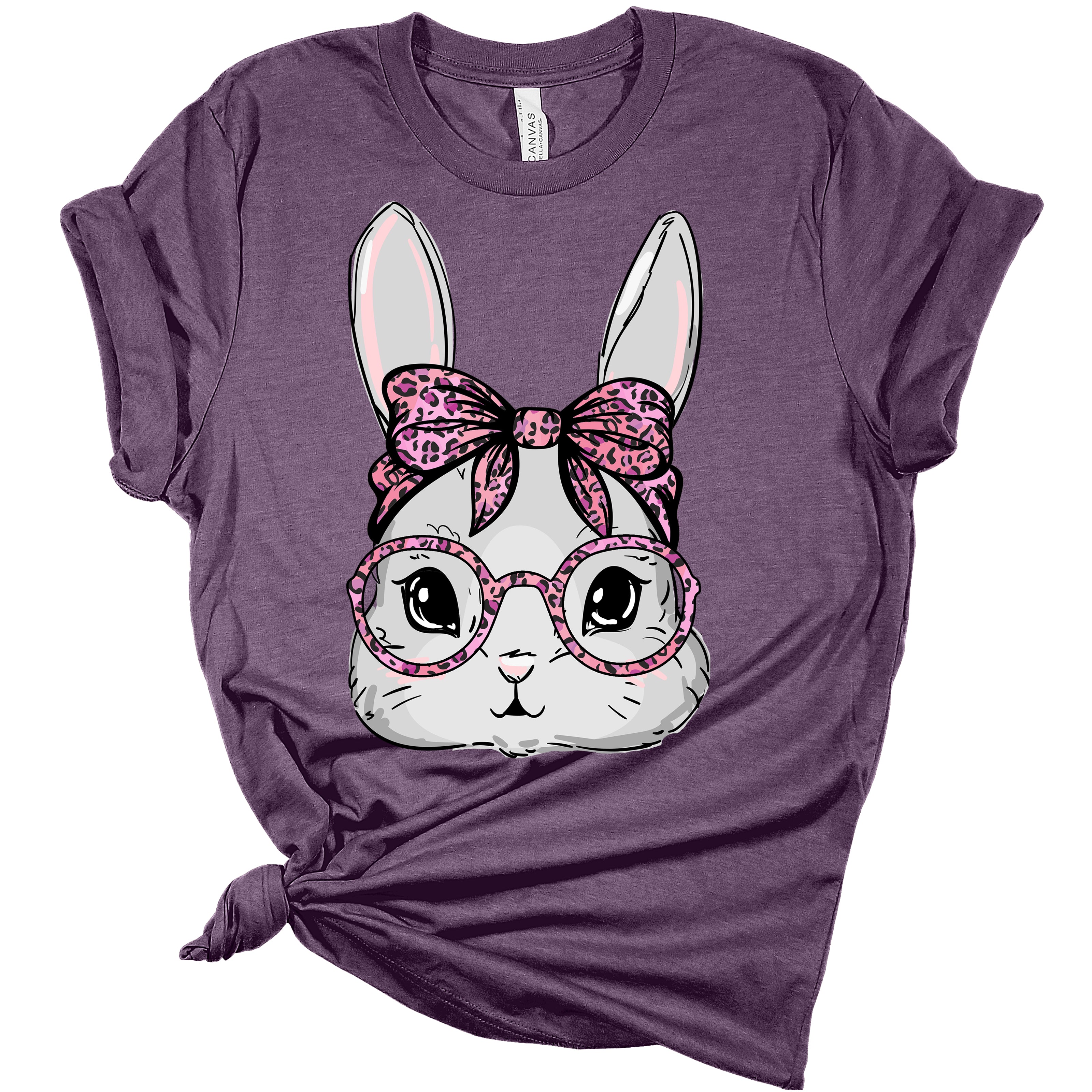 Cute Bunny Face Women’S Bella Easter T-Shirt