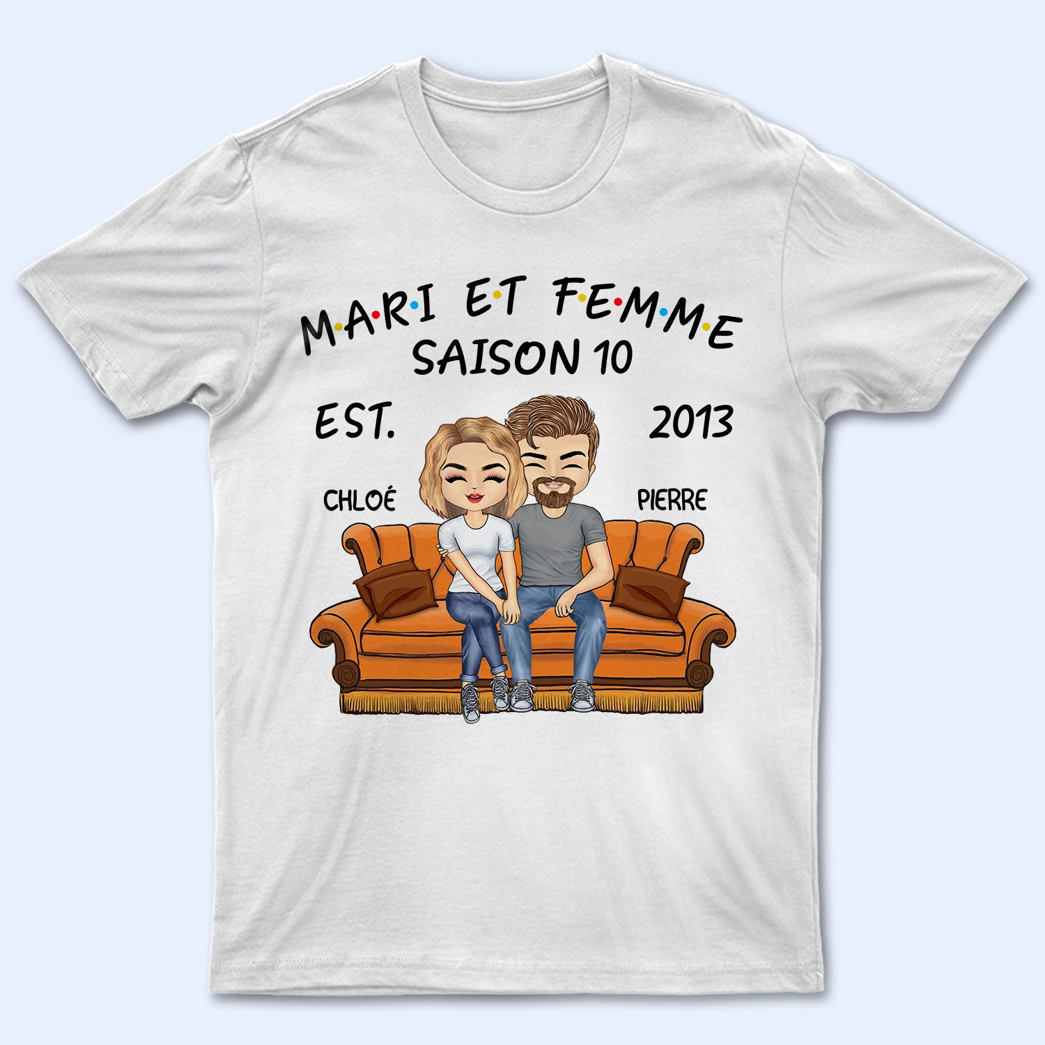 Mari Et Femme Saison – T Shirt Personnalisé