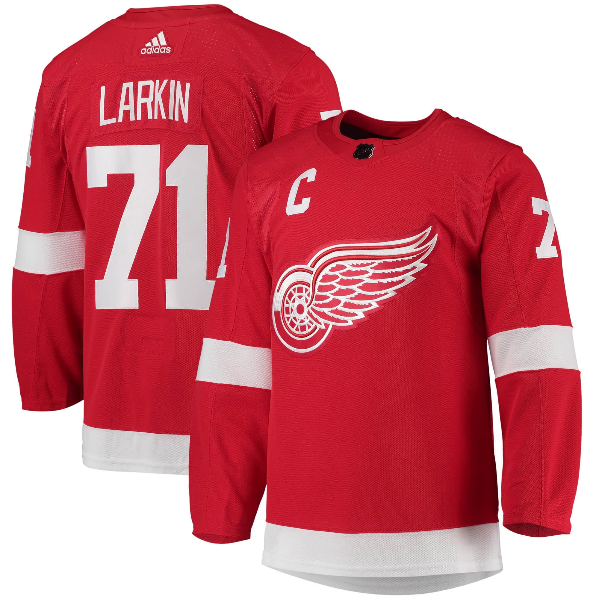 Dylan Larkin Detroit Red Wings Home Primegreen Authentic Player Jersey – Red