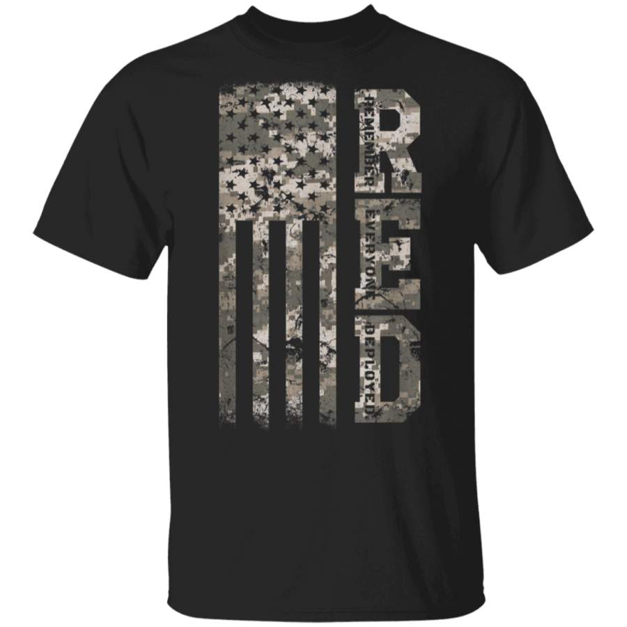 Wear Red On Friday Support Our Military Veteran Troops TShirt