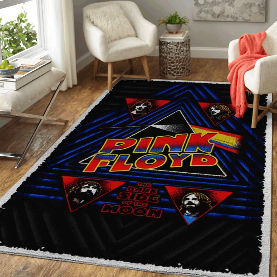 Pink Floyd – The Dark Side of the Moon Art Area Rug