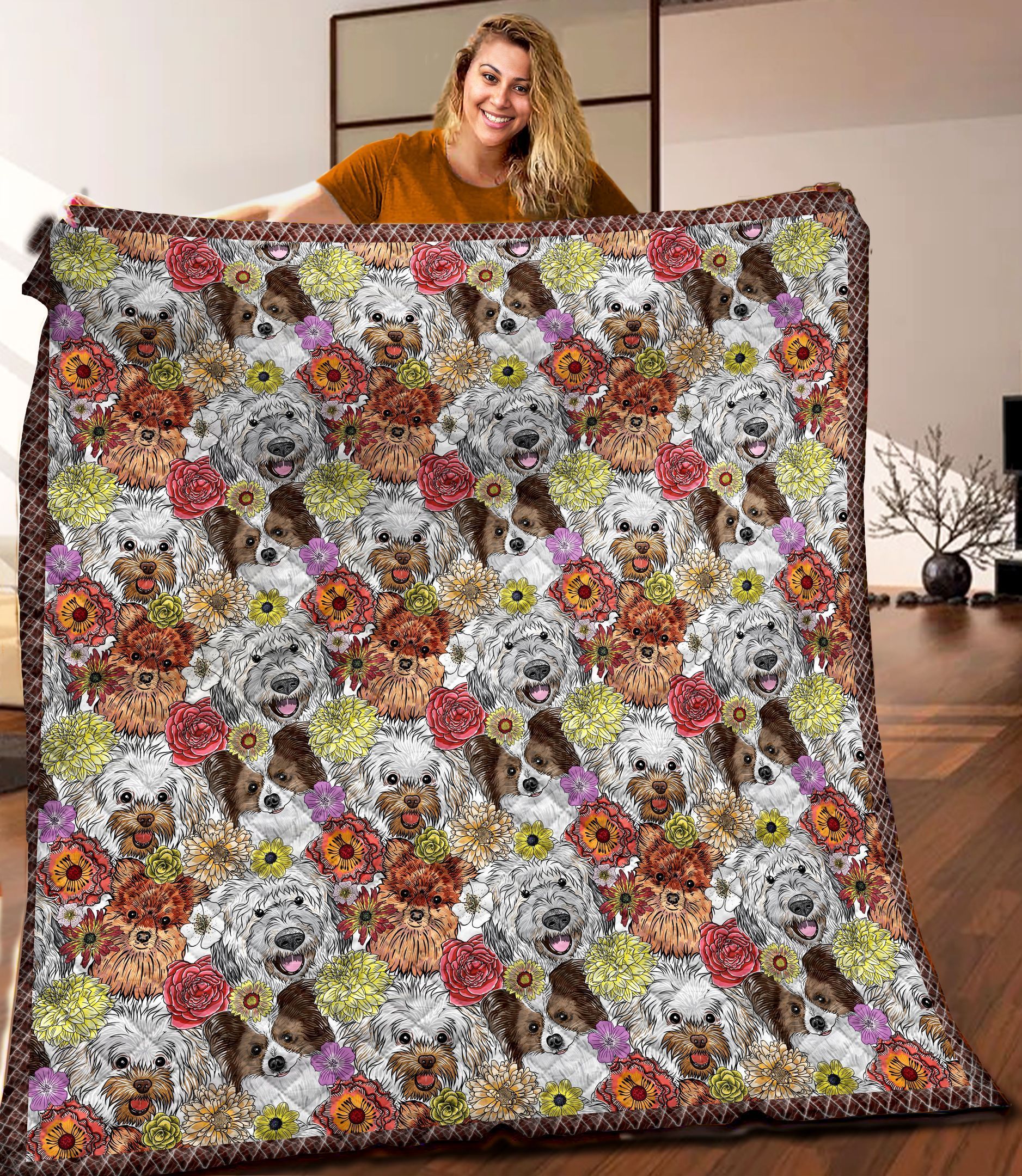 Puppy Quilt Blanket C9B300314HD