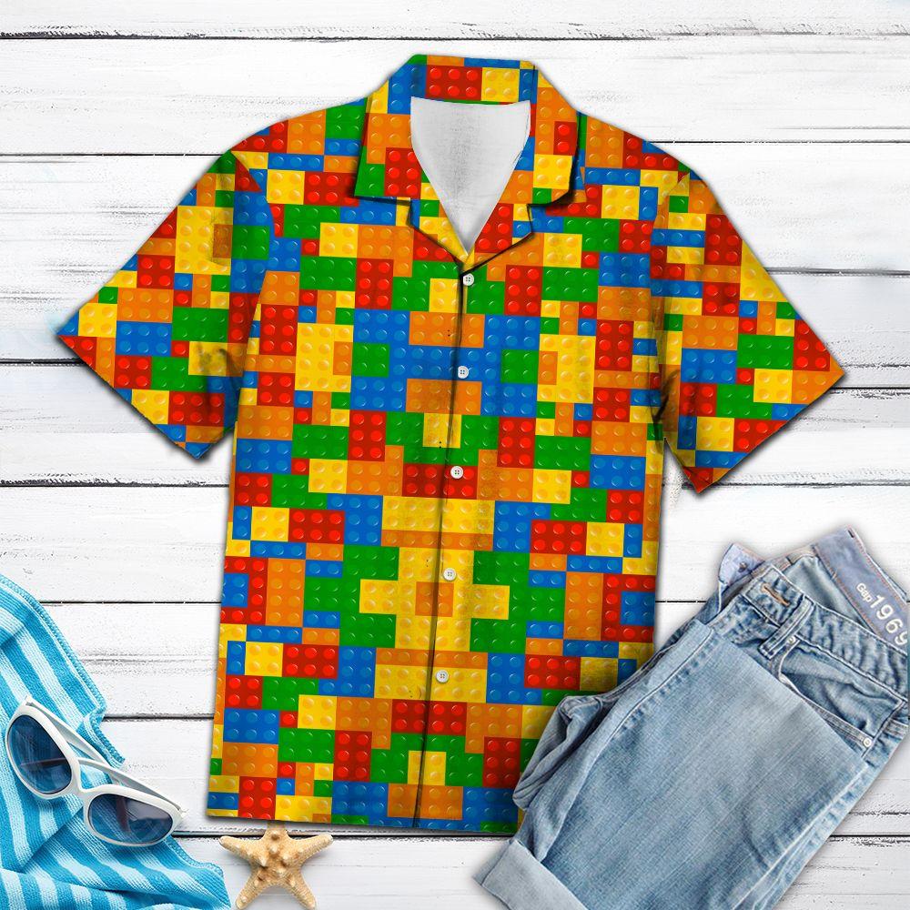 Lego Colorful Hawaii Shirt For Hawaii Aloha Ha106955