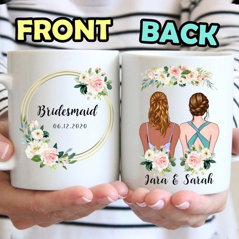 Personalized Will You Be My Bridesmaid Custom Mug